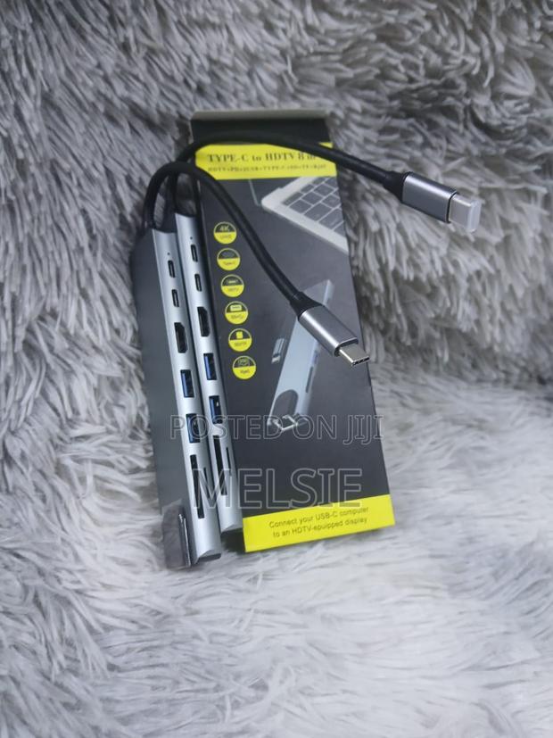 Type C for Computer/Phone Tablet Type C to HDRV 8in1 Adapter - main view