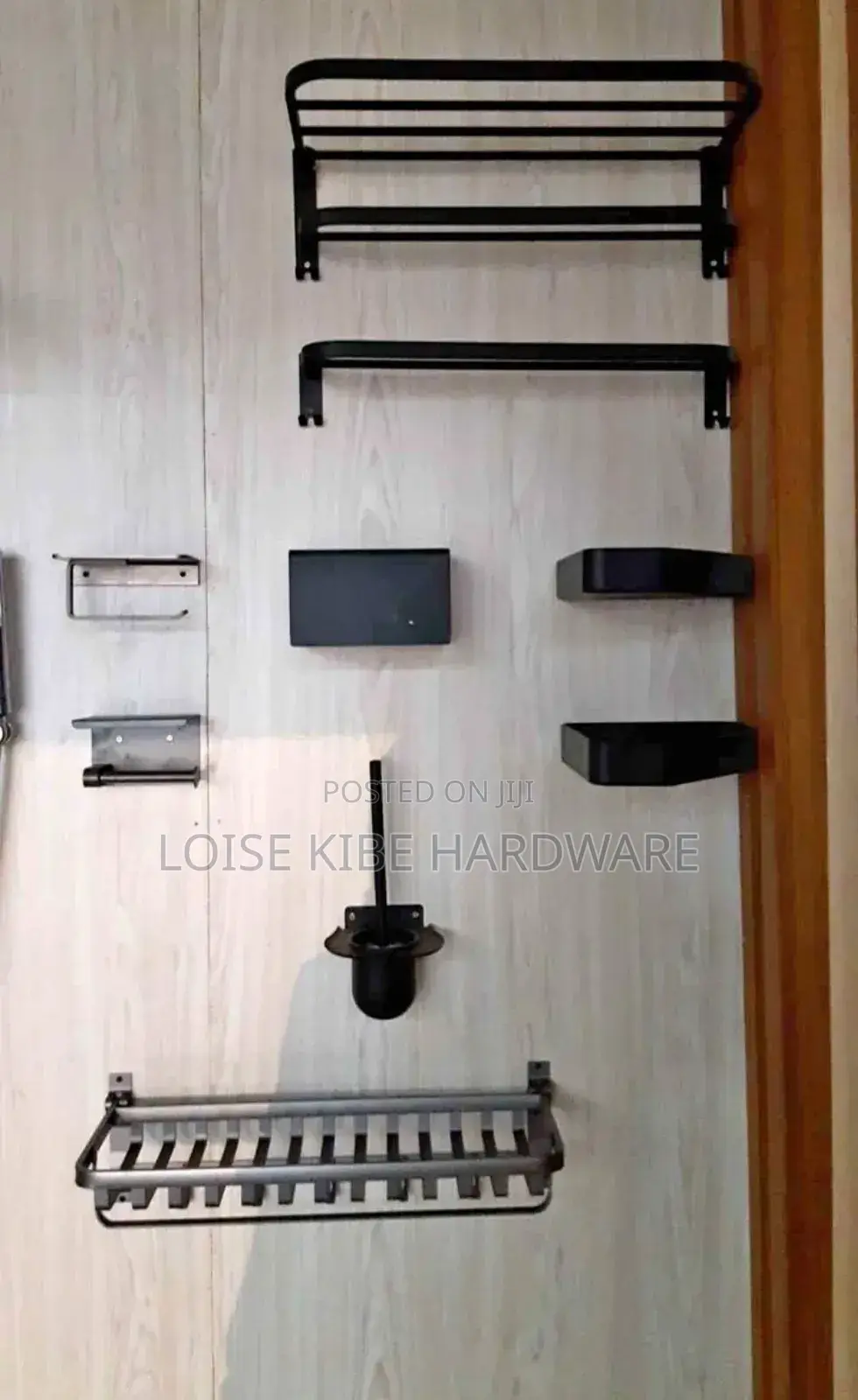 Black Bathroom Accessories Available