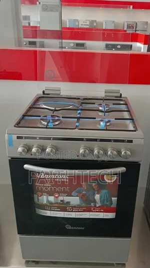 Ramtons 3g+1e 60x60 Silver Cooker - Rc/606 (1yr Wrty)