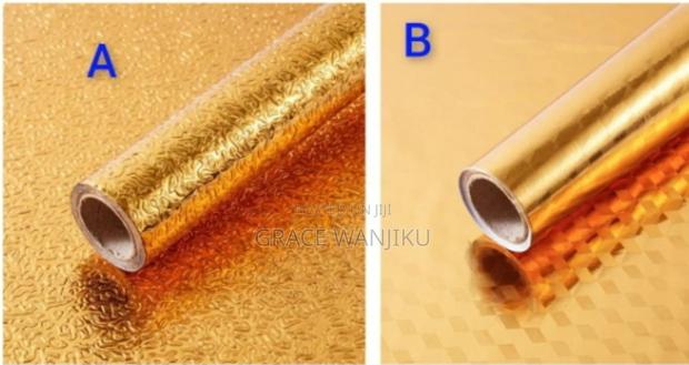 *Gold Aluminium Foil /Kitchen Table Top Liner