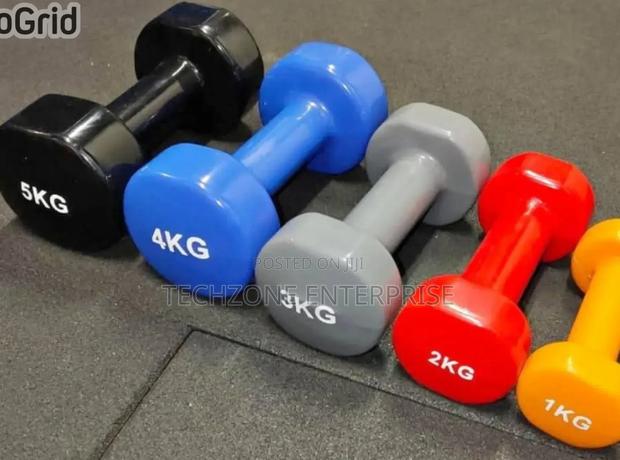 *Antislippery Neoprene Coated Dumbell Set(Packed in a Case)* - main view