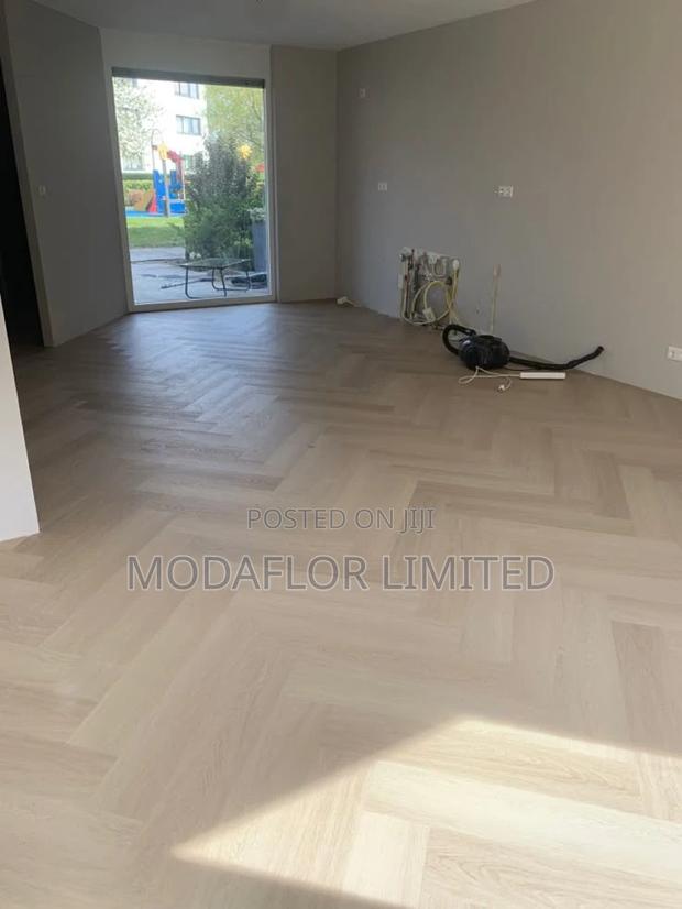 SPC Flooring Herringbone– Easy to Clean, Hard to Damage! - main view