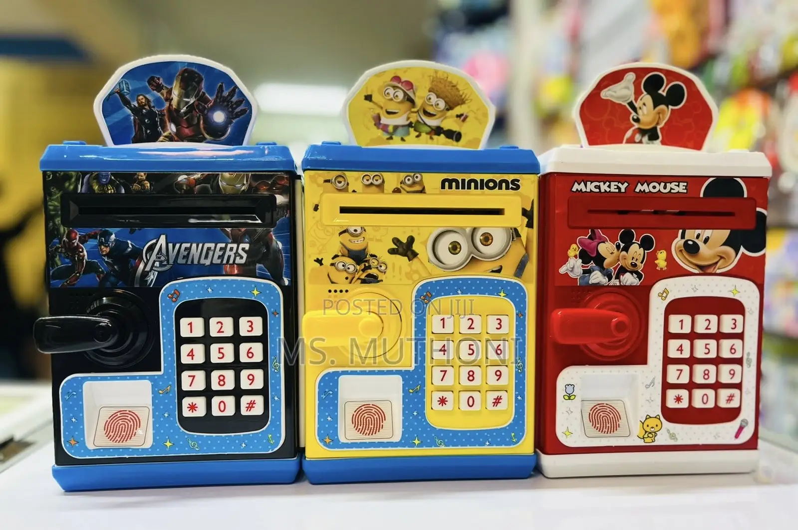 Avengers/ Minions/Mickey Mouse Themed Piggy Banks