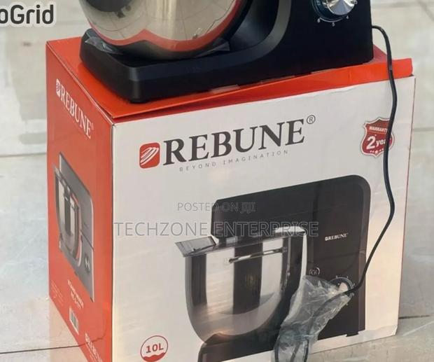 Rebune (Re-2-098) 10l Stand Mixer 6 Speeds Settings