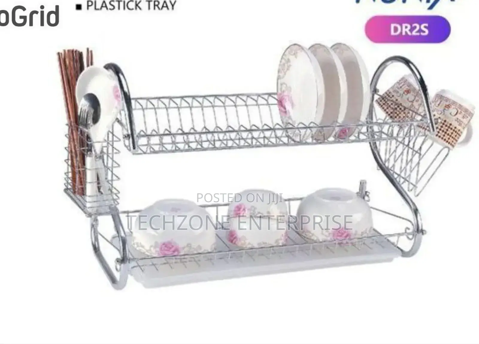 Quality Nunix Dr2s 2-Tier Stainless Steel Dish Rack
 ;