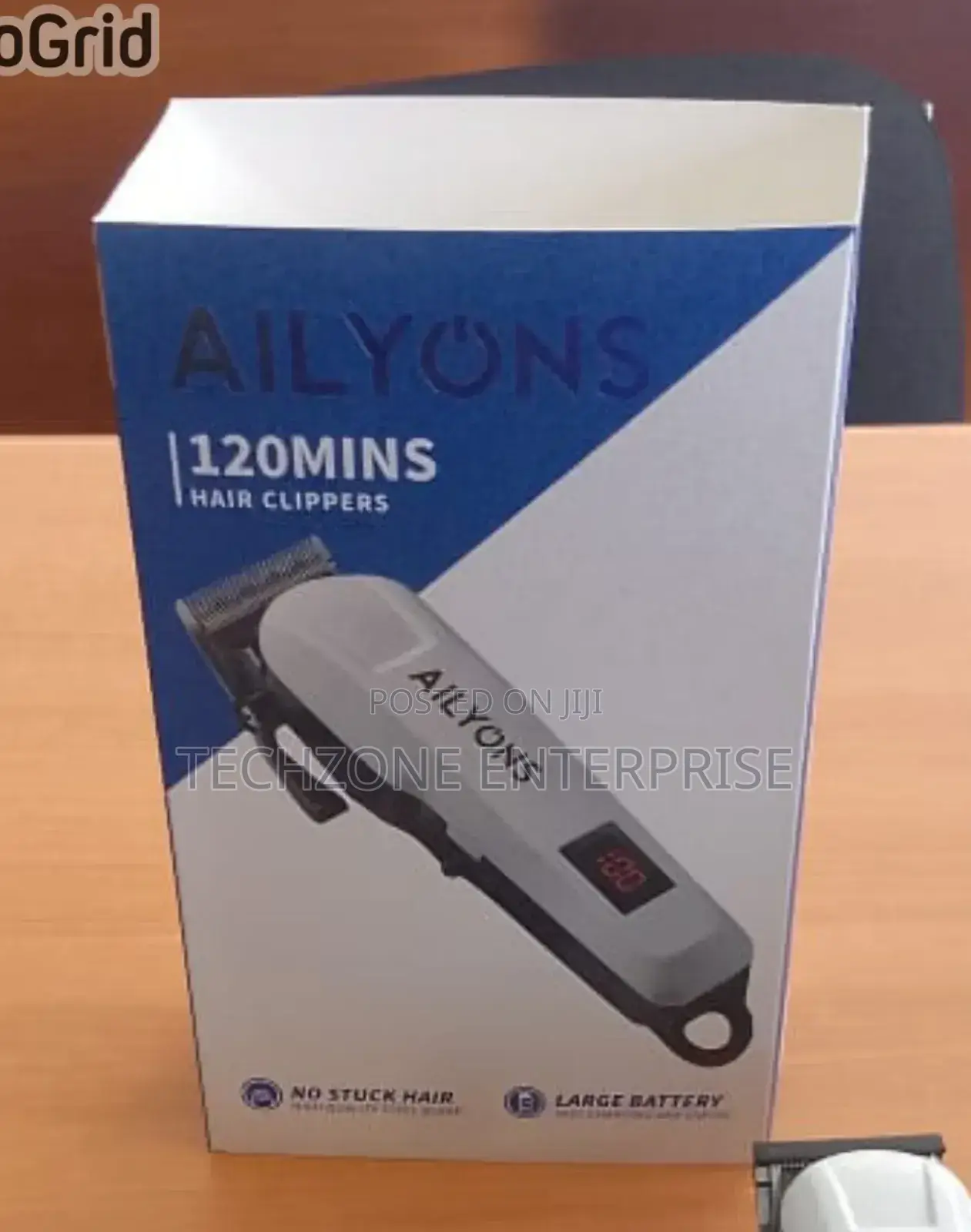 Ailyons Hair Clipper Rechargeabe Shaver Large Battery 