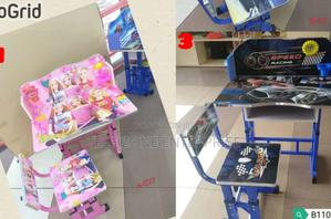 Durable Adjastable Kids Study Table in Blue and Pink - thumbnail 2