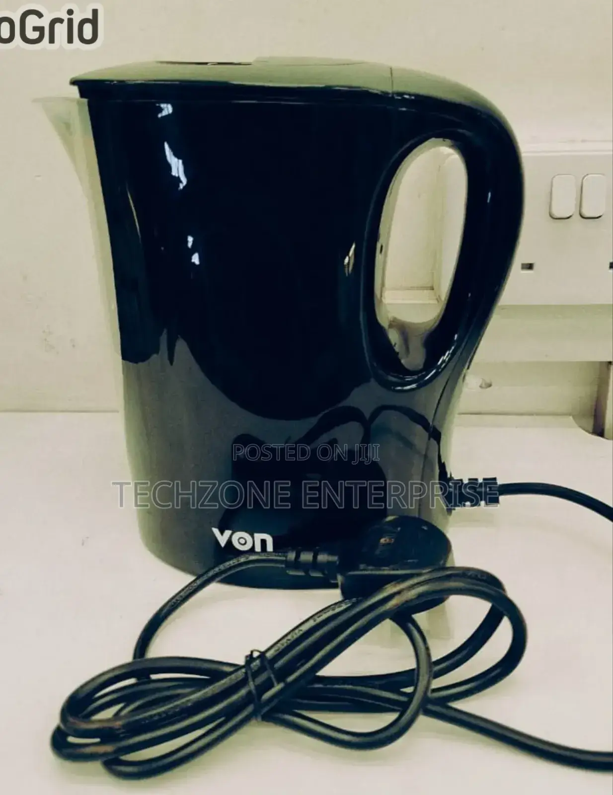 Von (Vskc17bnk) 1.7l- 2200w Corded Kettle - Black