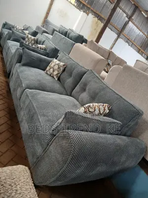 Dark Gray 7 Seater Butterfly Sofa Set 3-2-2