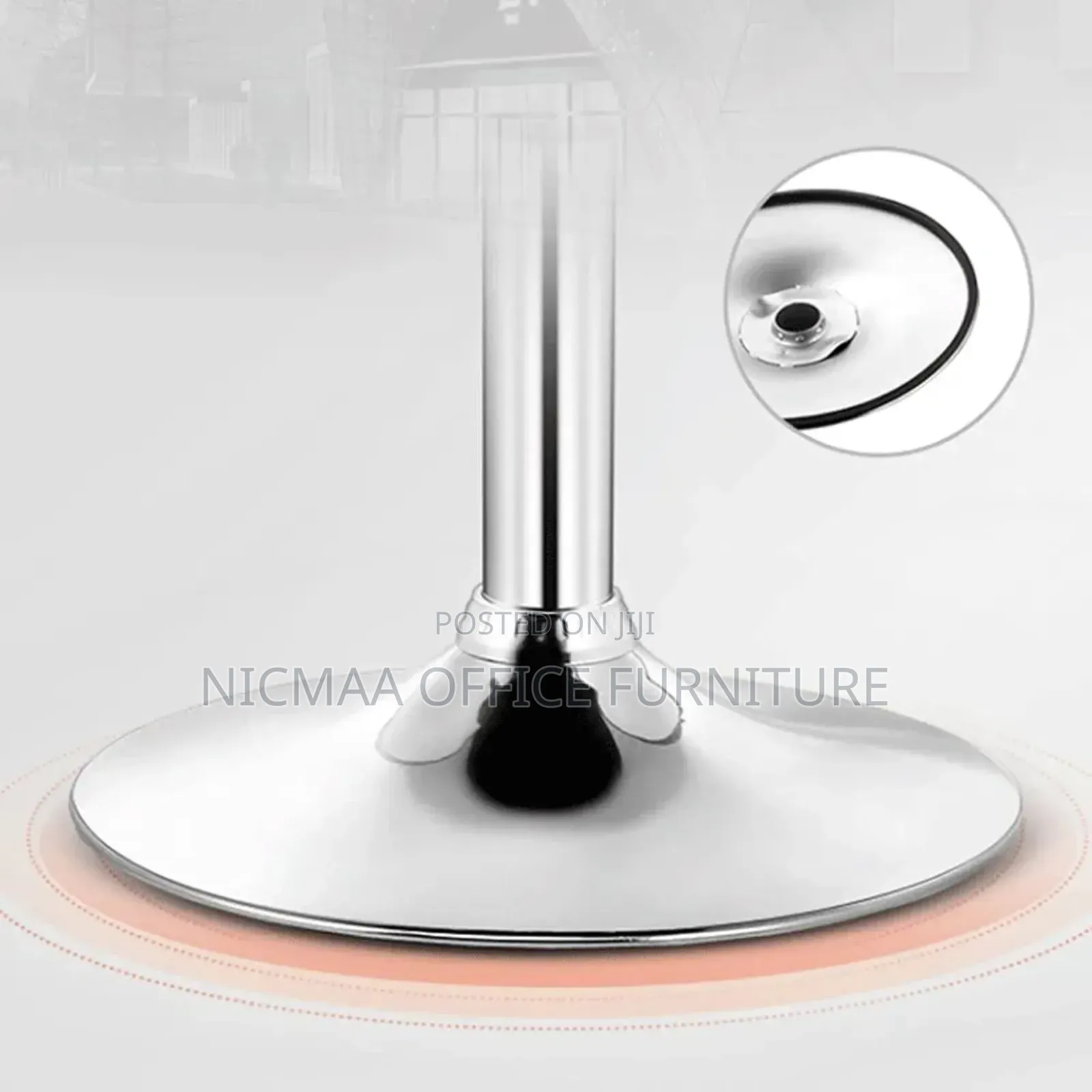 Airlift Chrome Swivel Bar Stool