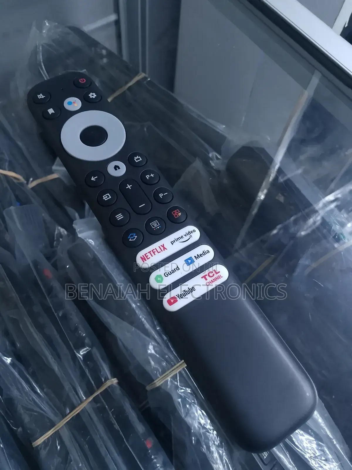 TCL Remote Control, Netflix Youtube TCL Channels