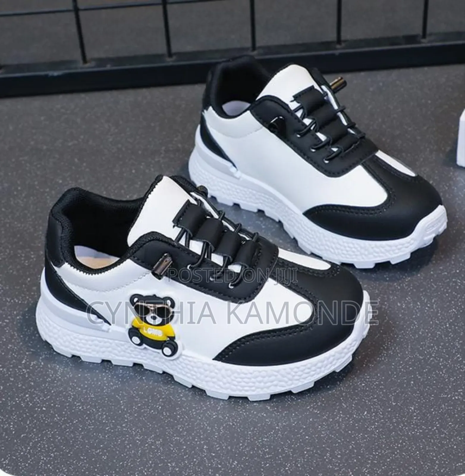 Gray Black Brown Kids Shoes