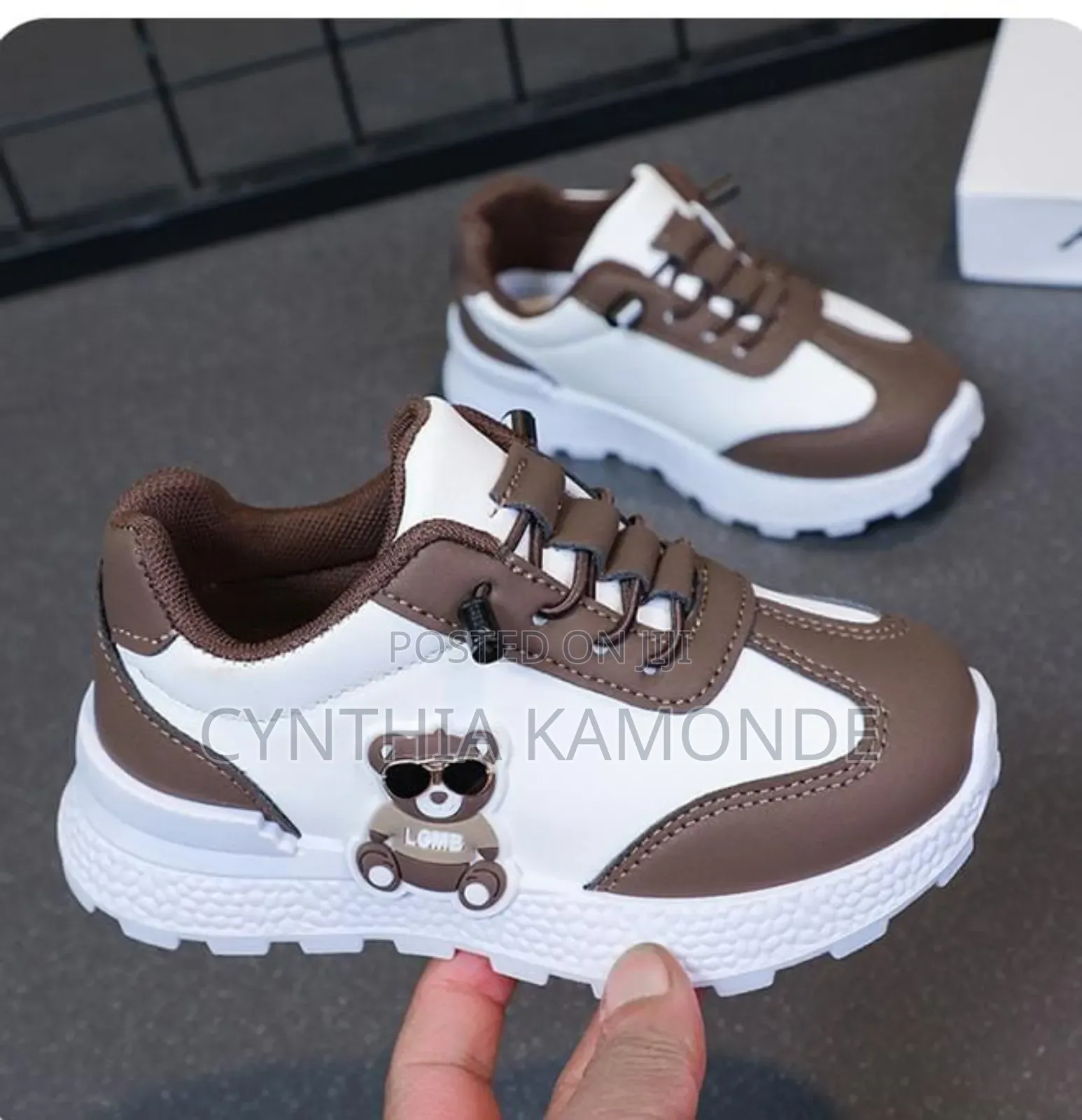 Gray Black Brown Kids Shoes