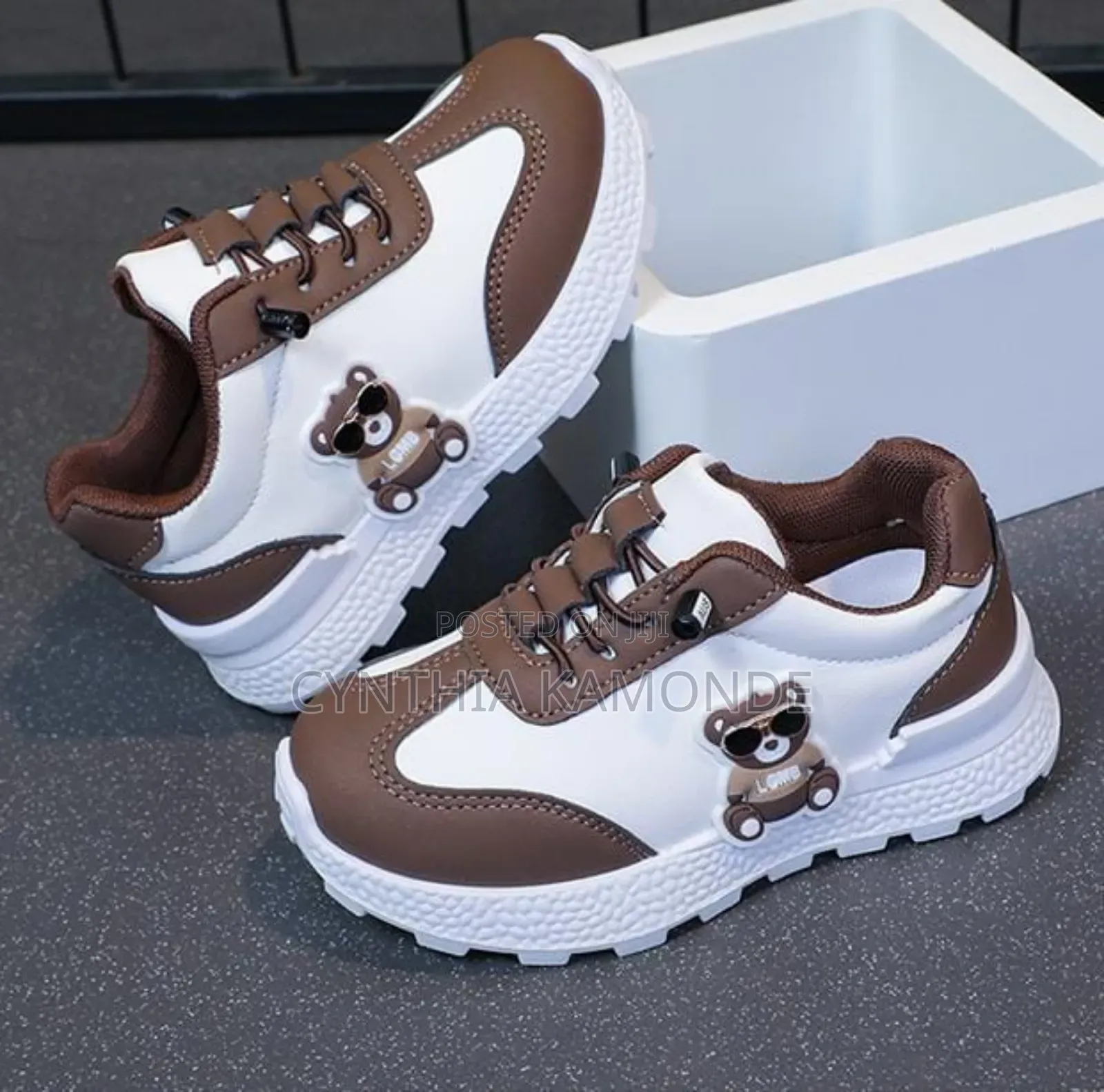 Gray Black Brown Kids Shoes