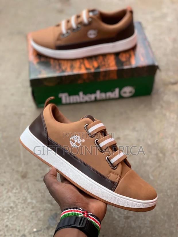 Brown Timberland Smart Casuals For Men
