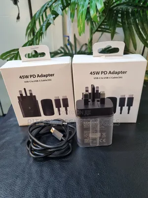 Original Samsung 45w Adapter With Type-C Cable