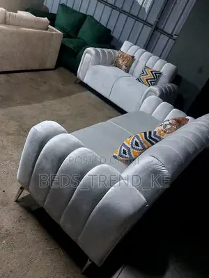 White 5 Seater 3-2 Elegant Sofa Set