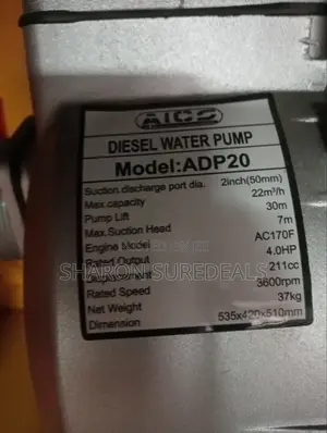 Water Pump Diesel 2"