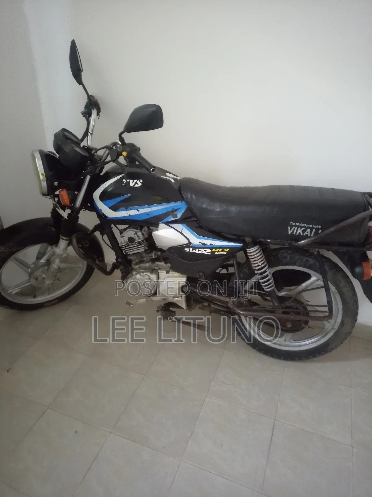 TVS HLX 125 2021 Black