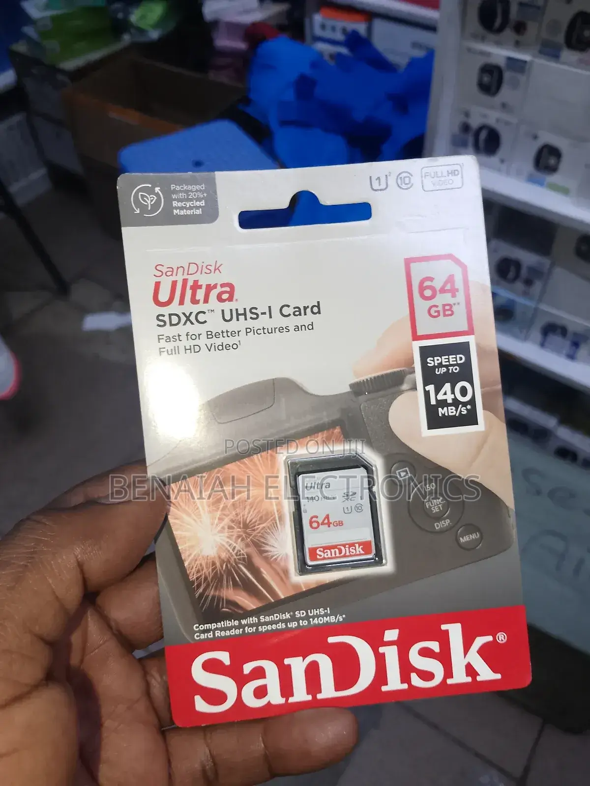 Sd Card,64gb,Speed 140mbs