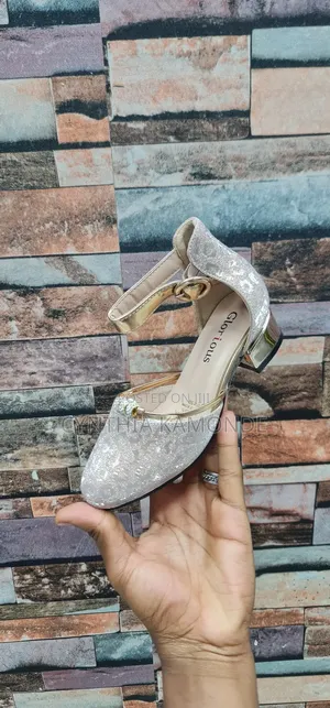 Champagne Silver Gold Kids Shoes