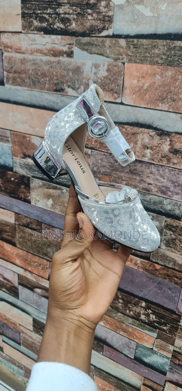 Champagne Silver Gold Kids Shoes