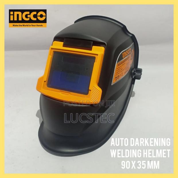 Ingco Auto Darkening Welding Helmet, - thumbnail 2