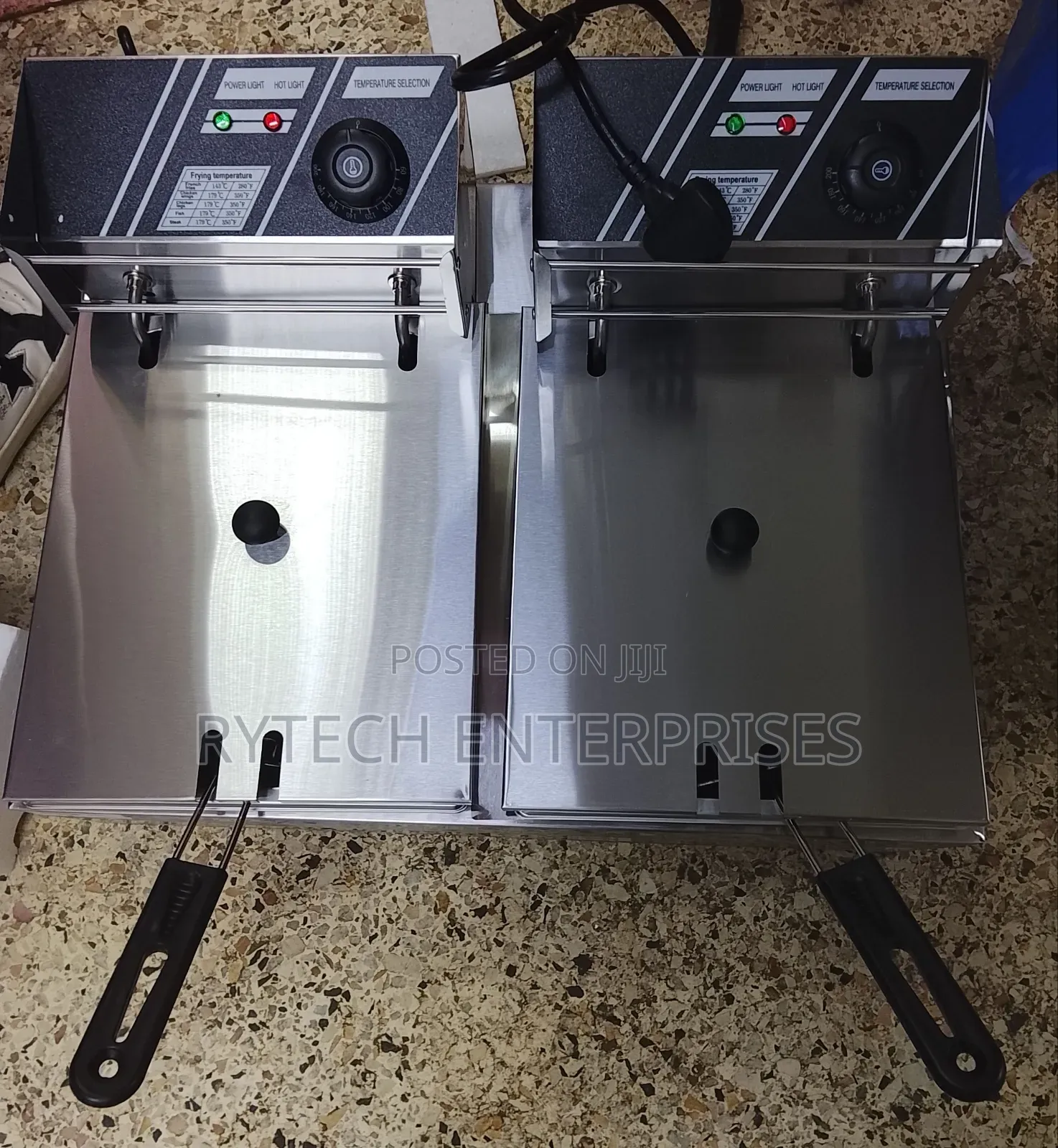 Electric Deep Fryer/Double Fryer 12litres
