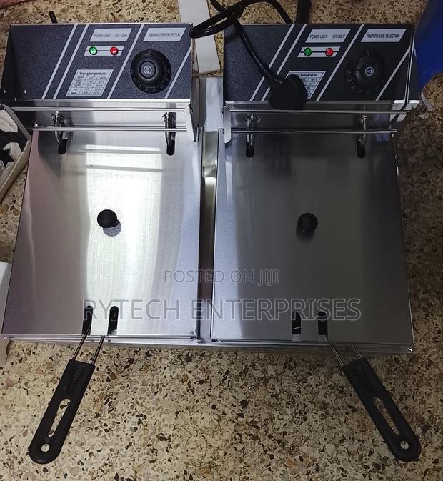 Electric Deep Fryer/Double Fryer 12litres - main view