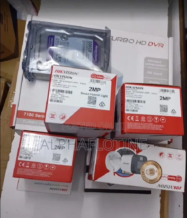 7channel CCTV Camera With 8 Channel DVR +2tb