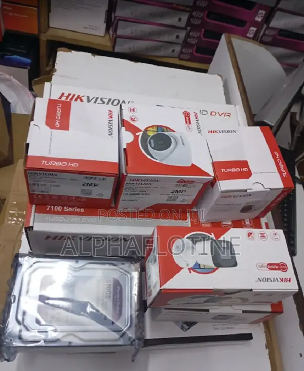 Hikvision 8 Hd CCTV Cameras Full Kit 8 Channel Dvr+1tb HDD