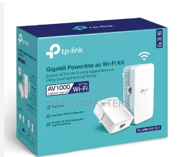Tp-Link Tl-Wpa7517 Av1000 Gigabit Powerline Ac Wi-Fi Kit - main view