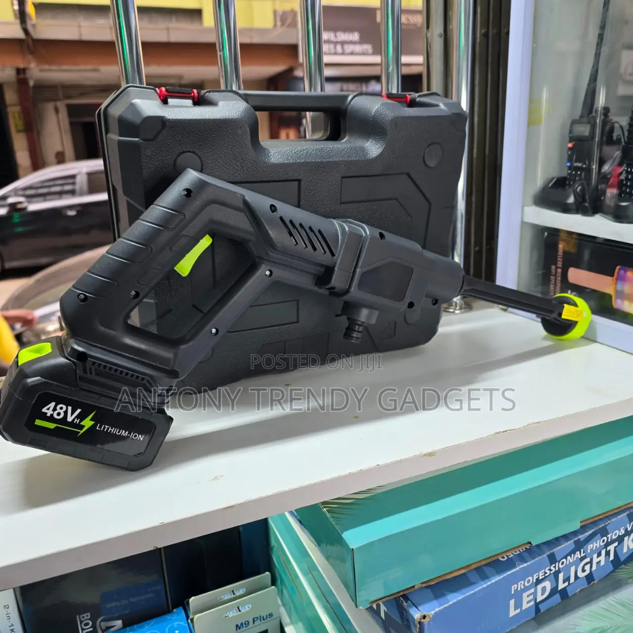 Cordless Jet Washer – 48v Battery + Storage Case