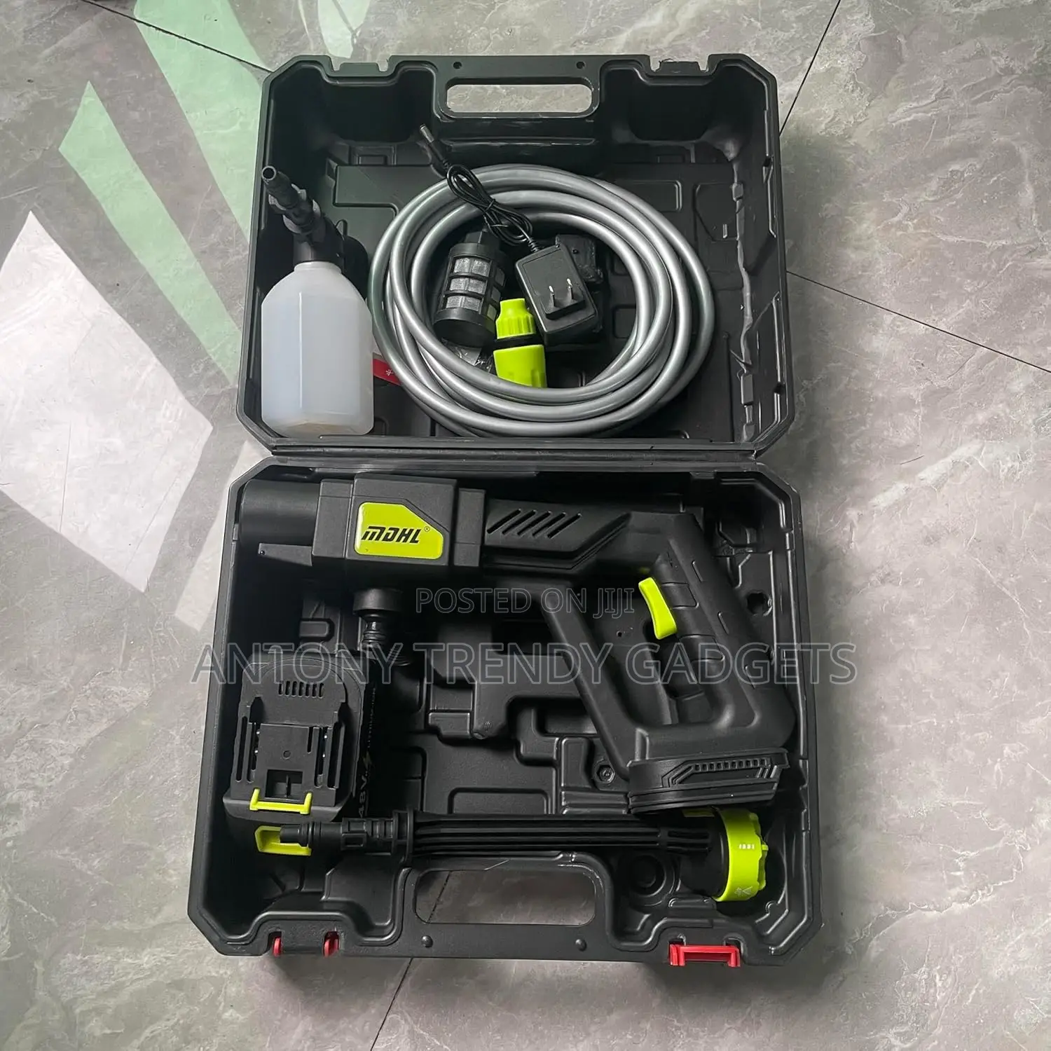 48v Rechargeable Car Washer – High Pressure Spray Gun
