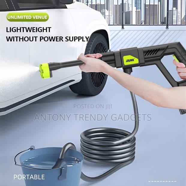 Electric Car Washer – Cordless Jet Cleaner With Hose