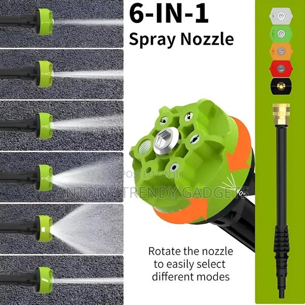 Battery-Powered Car Washer – 48v Jet Spray With Case - thumbnail 2