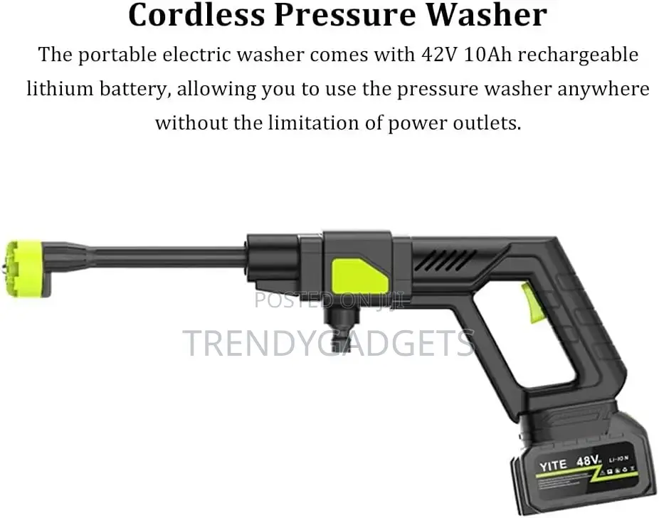Outdoor Cleaning Washer – 48v Car Jet With Carry Case