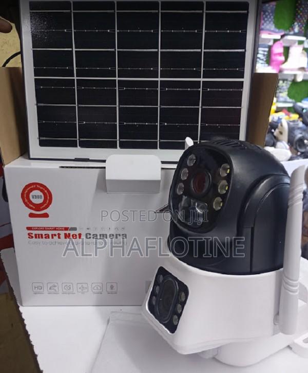 V380 Pro Dual Lens 4mp Dual Lightptz Solar Sim Card