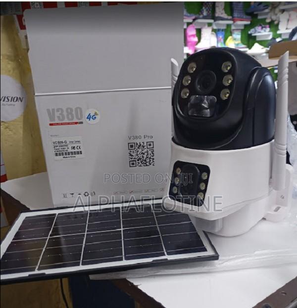 Dual Wifi Solar Camera With Double Lens V380 Pro CCTV - main view
