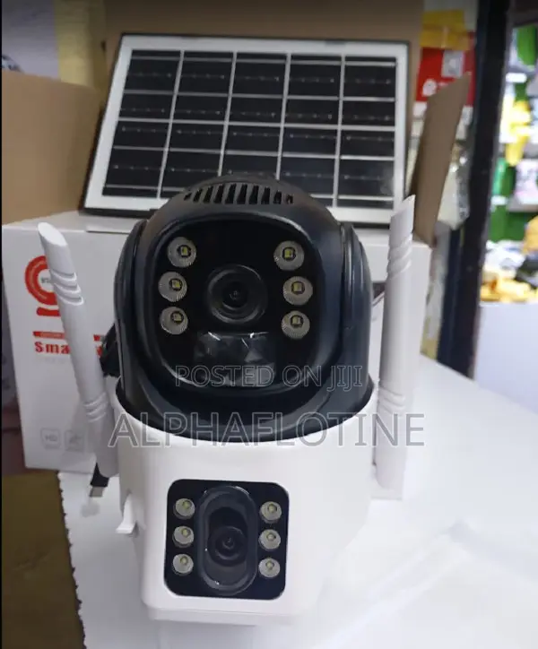 4mp V380 Pro 4g Dual Lens Solar Mini PTZ Outdoor Camera