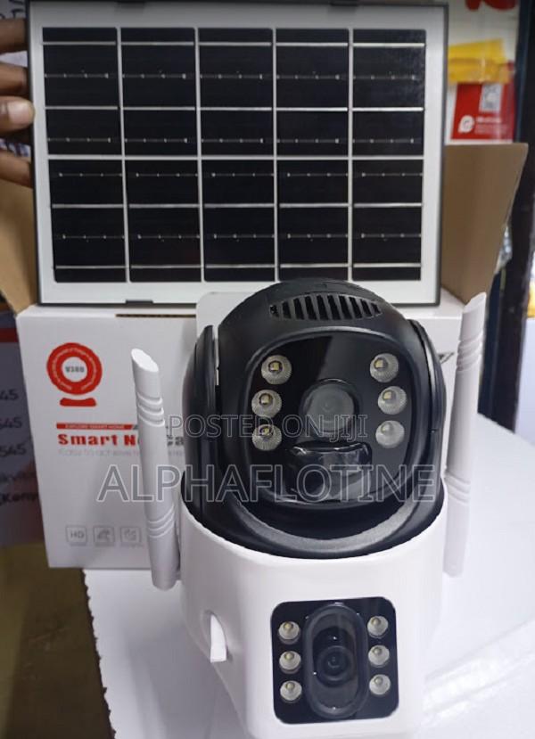 2mp Dual Lens V380pro 4g Sim Card- Solar_ptz Outdoor Camera