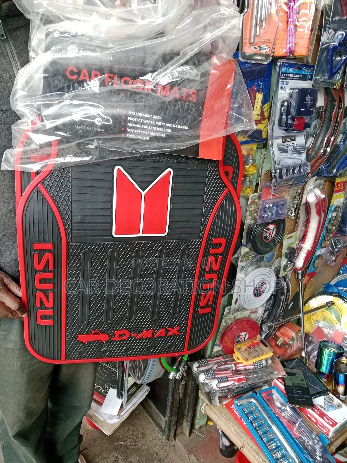 5pcs Dmax Isuzu Branded Car Floor Carpet Mats
