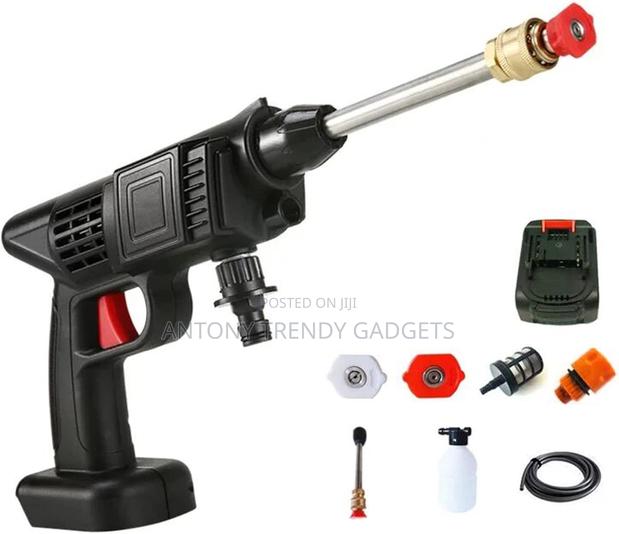 24v Car Washer Gun – Cordless Jet Spray With Battery - thumbnail 2