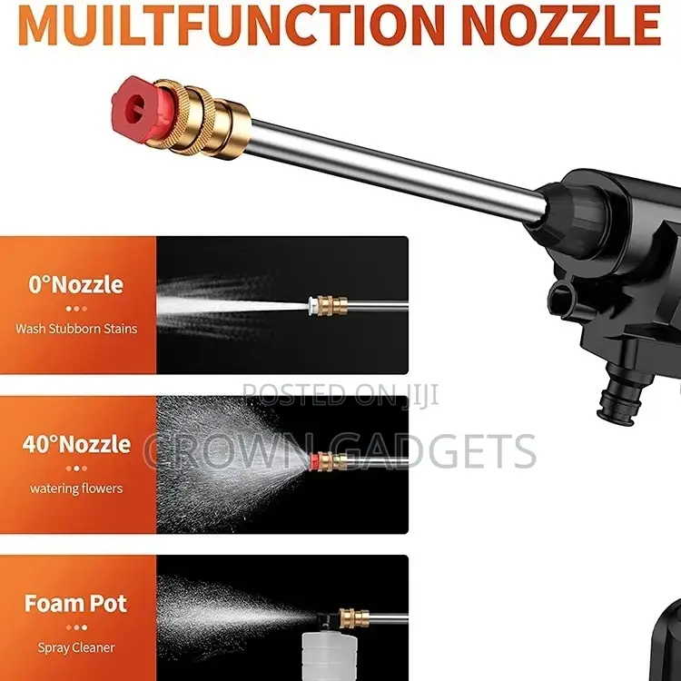 24v Cordless Pressure Washer – Electric Jet Cleaner Tool