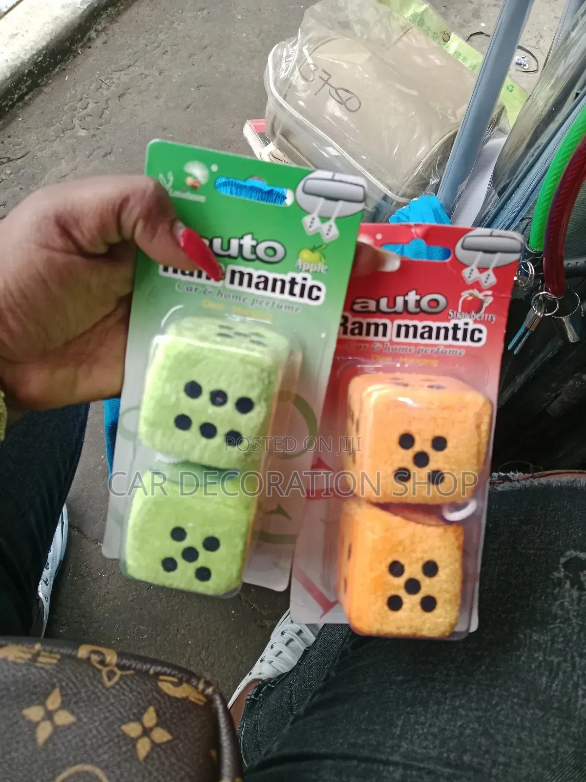 4pcs Dice Air Freshener