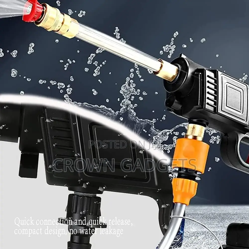 24v High Pressure Water Gun – Cordless Cleaner Kit