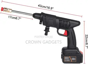 Rechargeable Car Wash Spray Gun – 24v Power Jet Tool