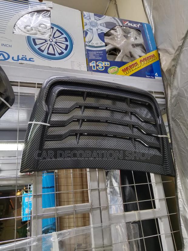 4x4 Carbon Finish Plastic Bonnet Scoop