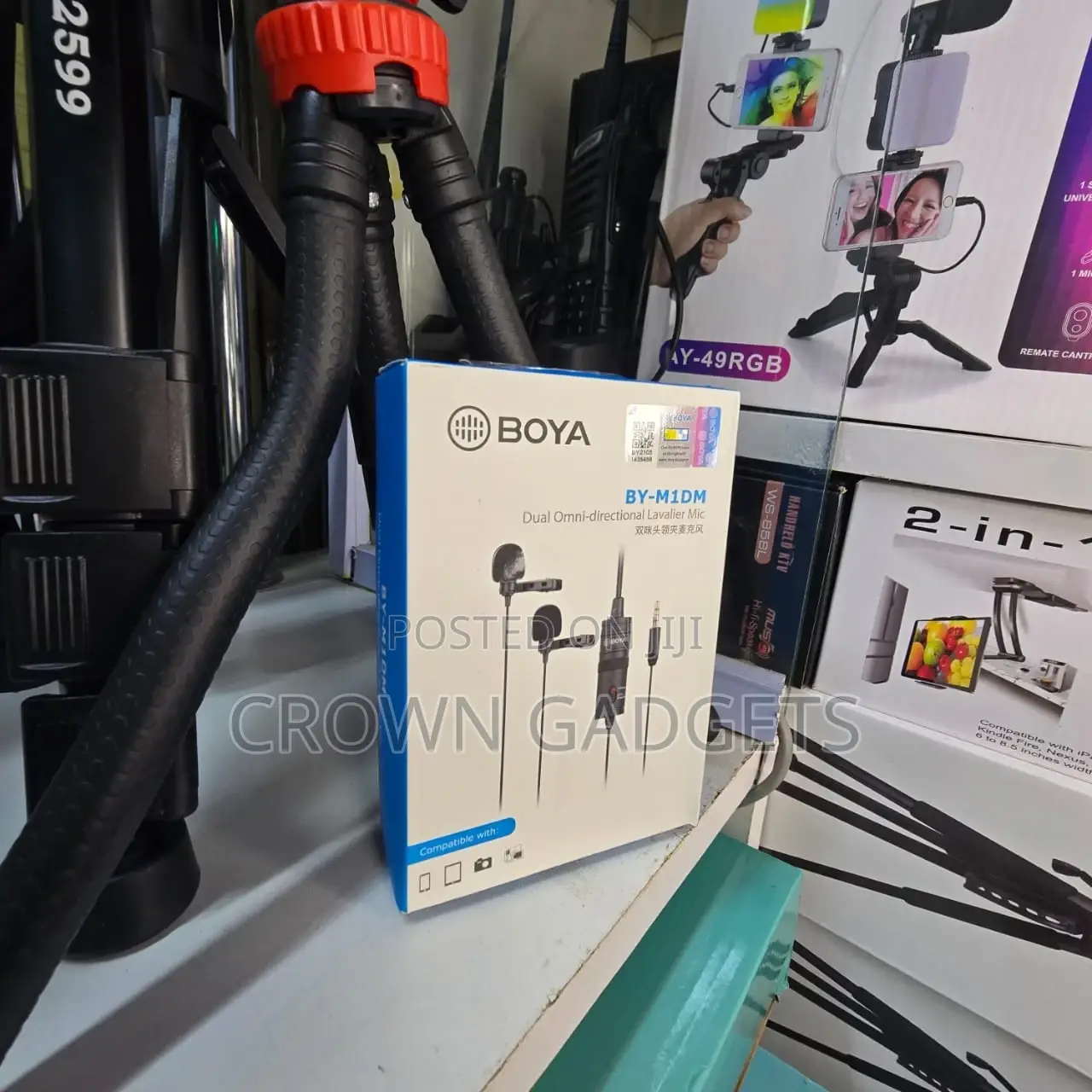 Boya by-M1dm Dual Lavalier Mic – For Phone Camera