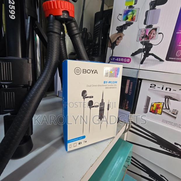 Boya by-M1dm Dual Lavalier Mic – For Phone Camera